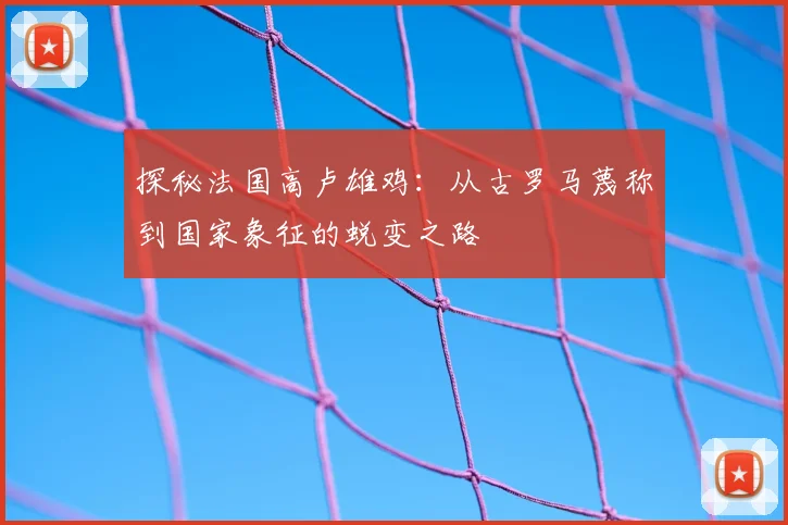 探秘法国高卢雄鸡：从古罗马蔑称到国家象征的蜕变之路